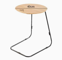 Table basse moderne en bambou et fer, design créatif, avec rangement, portable et pliable, pour salon et extérieur, mobilier de luxe pour cour