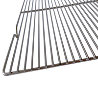 Grille de cuisson professionnelle en fil d'acier inoxydable, grille de remplacement pour four et barbecue, antirouille, antiadhésive, support polyvalent
