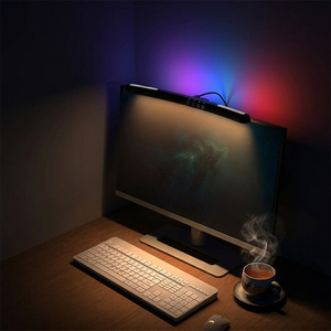 Barra <span class=keywords><strong>de</strong></span> Luz LED RGB para Monitor <span class=keywords><strong>de</strong></span> Computadora con Control Táctil <span class=keywords><strong>de</strong></span> Atenuación Continua, Lámpara para Juegos <span class=keywords><strong>de</strong></span> PC y Escritorio <span class=keywords><strong>de</strong></span> Oficina con Alimentación USB - Product Image 1