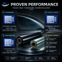 Film de protection pour vitres de voiture en céramique nano, haute isolation thermique, anti-décoloration, blocage UV à 99 %, anti-éblouissement, anti-explosion, teinte pour vitres de voiture