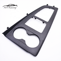 2017-2025 pour Audi B9 B9.5 A4 S4 A5 S5 RS5 Garniture de console centrale intérieure en fibre de carbone