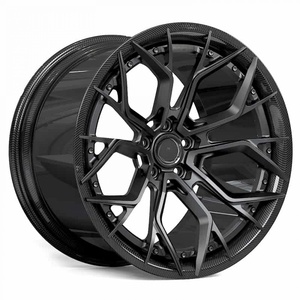DEONEO Nuove Ruote in Fibra di Carbonio Forgiate in 2 Pezzi da 18-24 Pollici, ET 20mm per Auto da Corsa, per 458 Aston Martin <span class=keywords><strong>DB11</strong></span> - Product Image 2