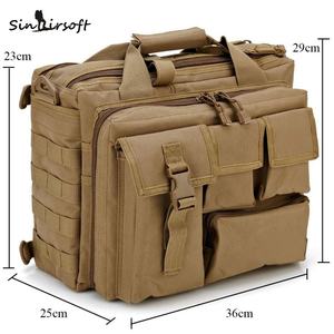 Sac à bandoulière tactique pour homme, imperméable, sac à dos de sport d'extérieur pour la randonnée avec compartiment pour ordinateur portable, appareil photo et système Molle ventilé - Product Image 6