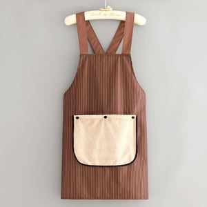 2025 New Style High-End Home Kitchen Men's Canvas Bib Young Detachable Thickened Hand Towel <b>Waterproof</b> Oil-Resistant Cleaning - Product Image 6