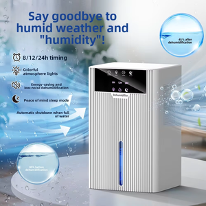 <span class=keywords><strong>Deshumidificador</strong></span> Portátil para Dormitorio con Temporizador de 8/12/24H, Luz RGB, Modo de Sueño Silencioso y Apagado Automático para Control de Humedad - Product Image 2