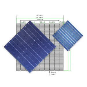 ソーラーセル3BB 4BB 5BB 6インチG1 158.75mmソーラーパネル用