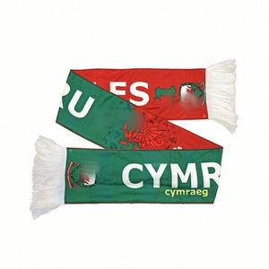 Écharpes pliantes rétro personnalisées pour les fans de sport, en polyester, impression par transfert thermique - Product Image 2