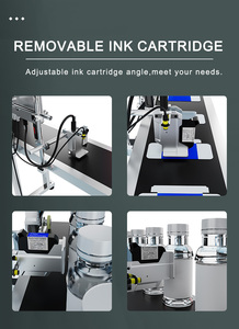 Imprimante jet d'encre en ligne avec écran 5 pouces, 600 DPI, impression automatique <span class=keywords><strong>continue</strong></span> pour numéros de lot, texte, codes QR, images, dates d'expiration et logos - Product Image 6