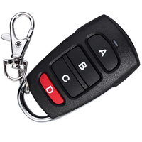 YET084 prix usine 433mhz Code d'apprentissage EV1527 télécommande sans fil 4 boutons RF télécommande duplicateur pour porte de Garage