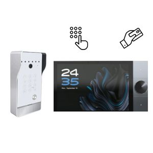 Sonnette vidéo IP Hiwink Linux 1080P WiFi, téléphone de porte intelligent avec carte IC, déverrouillage par empreinte digitale NFC, IP65 WiFi, téléphone de porte IP - Product Image 3