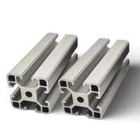 Profilé d'extrusion en aluminium industriel standard européen, épaisseur de paroi 2,0 mm, alliage anodisé 6063, découpe carrée, pliage, soudage
