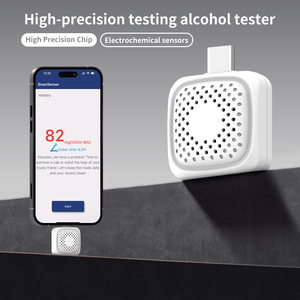 Testeur d'<span class=keywords><strong>alcool</strong></span>émie haute précision à soufflerie d'air pour voiture, détecteur de concentration, outil de diagnostic spécial - Product Image 2