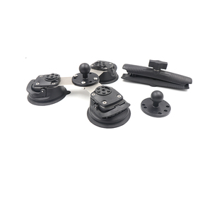 Ventosas de Vidrio de Alta Resistencia con Diámetro de Bola de 1'' y Brazo de Aluminio de Doble Encaje de 17 cm + Base de Bola Redonda - Product Image 6
