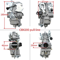 Carburateur de Moto pour Honda, Kawasaki, CBX200, 200S, NX200, XR 200, 250, XLR250, 250RE, 250RG, 250RH, XL250R, XL250S, XL250KO