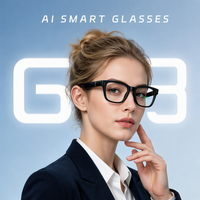 Lunettes Intelligentes AIMB-G3B : Traduction HUD, Sous-titres, Activation Vocale, Chipset Audio Double Cœur, Longue Autonomie (200 mAh), Deux Capteurs Physiques