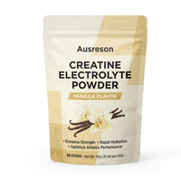 Mélange de protéines hydratantes électrolytiques or à marque privée, supplément sportif en poudre aromatisée à la créatine et aux électrolytes