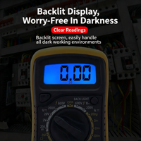 Multimeter Digital XL830L Auto Range Backlight NCV True RMS Multitester Meter