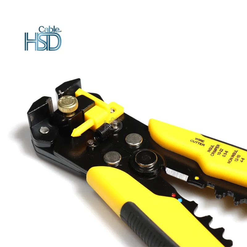 Dropship High Quality Multifunction Automatic Stripping Max 6mm2 Wire Stripper Crimper And Cutter 371 Tool