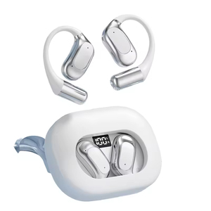 หูฟังไร้สายแบบดิจิตอลพร้อมจอแสดงผล  ตะขอเกี่ยวหูแบบหมุนได้ สวมใส่สบาย เหมาะสำหรับเล่นกีฬา  ไม่ใช่หูฟังตัดเสียงรบกวน  หูฟัง TWS - Product Image 1