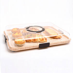 Plateau à <span class=keywords><strong>fromage</strong></span> avec couvercle, planche à découper portable pour la cuisine, plateau <span class=keywords><strong>de</strong></span> pique-nique, plateau rectangulaire pour charcuterie, <span class=keywords><strong>assiette</strong></span> à dîner - Product Image 5