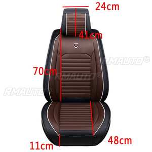 Housse de siège auto en cuir PU, protection de coussin de siège de voiture - Product Image 6