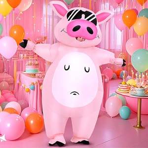Factory custom made Inflatable Pig Costume <b>Halloween</b> Costume Fancy <b>Dress</b> Pink Pig Costume <b>Adult</b> - Product Image 6
