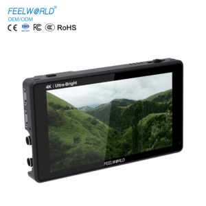 FEELWORLD LUT6S 6 <span class=keywords><strong>pouces</strong></span> lumière du soleil visible 2600nits HDR/3D LUT écran tactile DSLR caméra 4K HDMI SDI caméra moniteur de terrain - Product Image 1