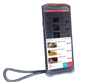 Android Handheld POS Machine Barcode Scanner with 1D & 2D Scanner Support 4G WiFi Mobile PDA For Supermarket and Retail