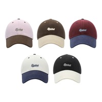 Gorra de Béisbol Deportiva Unisex de 6 Paneles para Primavera, Estilo Urbano, Transpirable, 100% Algodón Jersey, Diseño Retro con Letras, Acolchada