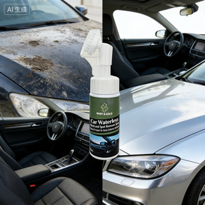 Nettoyant et détachant sans eau pour voiture, spray brillant protecteur pour l'extérieur et l'intérieur de l'auto - Product Image 2