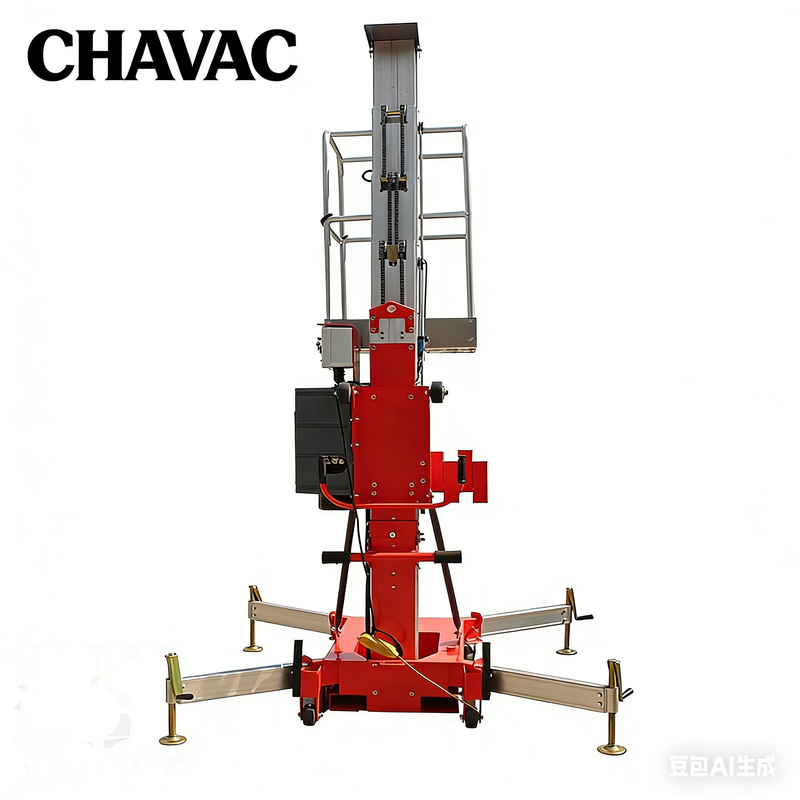 Easy Moving Single Mast Aluminum Alloy
