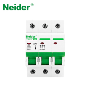 Neider AC Electric C6 <span class=keywords><strong>C20</strong></span> C30 C32 C45 C63 Mini 6kA MCB 10A 32A 63A 5 32 Amp Monofásico 1 <span class=keywords><strong>2</strong></span> 3 4 Polos Disyuntor en miniatura - Product Image 5