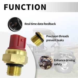 Nuovo Termostato Sensore Temperatura Acqua Ventola Radiatore 75/93/95 per ATV UTV (Metallo e Plastica) - Product Image 5