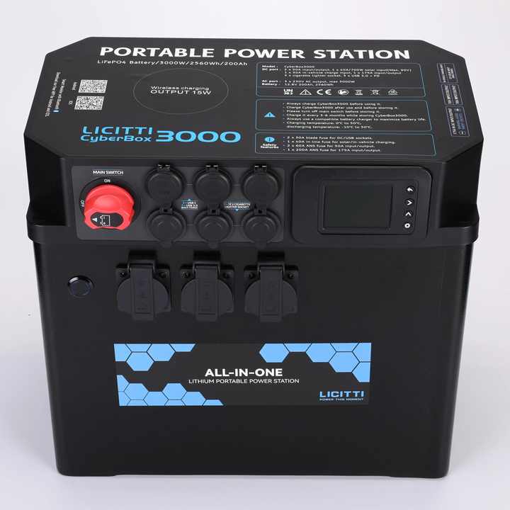Licitti best 3000W inverter generator solar portable power station with