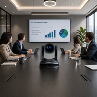 Système de visioconférence 1080P avec caméra PTZ, zoom optique 12x, USB 3.0, Panoramique/Inclinaison, 255 préréglages, idéal pour les réunions d'église – Vente directe usine, OEM/ODM