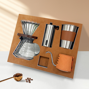 Thả Bộ Cà phê đổ qua bộ Cà Phê Máy pha cà phê đặt tay nhỏ giọt Máy xay cà phê Hướng dẫn sử dụng cho món quà sinh nhật kỷ niệm - Product Image 1