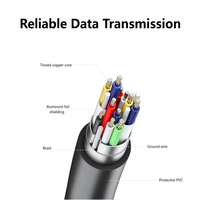 Câble d'extension USB 3.0 haute vitesse 50FT 15m USB mâle à femelle cordon d'extension amplificateur de Signal pour imprimante PC récepteur WiFi