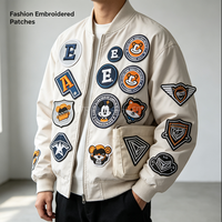 Écussons brodés tendance, broderie personnalisée pour vêtements, sacs, chaussures, fabricant OEM, vente en gros, durables, lavables, formes personnalisées