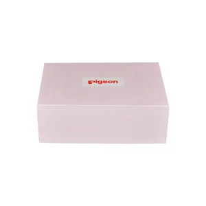 Custom Luxe Kartonnen Roze Deksel En Base Schoonheid Roze Gift Box Voor Baby Huishoudelijke Producten Babyvoeding Kleding Schoenen Baby 'S Speelgoed