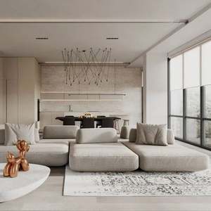 Supdesigner - Rendu 3D résidentiel - Design d'intérieur - Villa de luxe - Service de rendu 3D personnalisé moderne - Design d'intérieur - Product Image 2