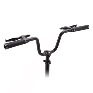 Hợp kim nhôm 25.4 Xiaoyan tay lái 412 Chiều cao sửa đổi ngang Retro M tay lái gấp Tay Lái Xe Đạp - Product Image 2