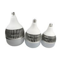 Ampoule LED SMD haute puissance avec ailettes, culot B22/E27, angle de faisceau de 180 degrés, blanc froid 6500K pour l'éclairage résidentiel et des entrepôts