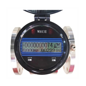 เครื่องวัดการไหลของน้ำแบบใช้แบตเตอรี่ 4 นิ้ว Dn100 เซ็นเซอร์สแตนเลส OEM IP65 LD-15-200 แบตเตอรี่พาวเวอร์อิเล็กโทรแม็ก - Product Image 3