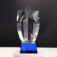 Trophée d'Excellence en Cristal K9 Étoile Brillante – Récompenses de Reconnaissance en Cristal