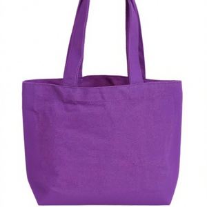 Custom Logo Printed Canvas Tote Shopping <b>Bag</b> Reusable <b>Medium</b> <b>Size</b> with Zipper Screen Pattern Design for Foods - Product Image 4