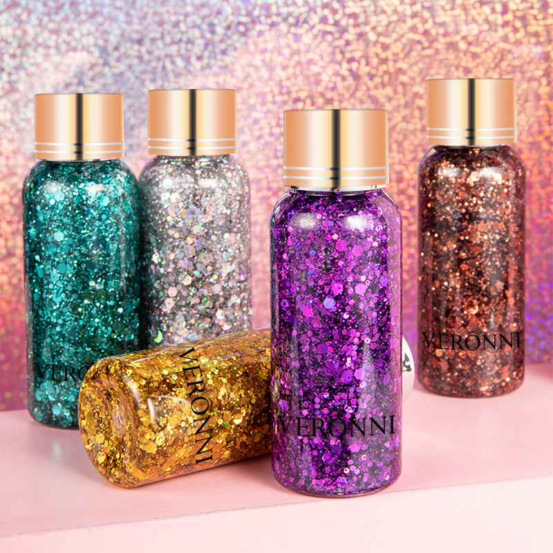 9 цветных лазерных блесток для лица, волос, тела, тени для век, красочные сценические тени для макияжа, блестящие тени для век, гель для тела