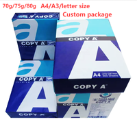 Papel Bond para Impresora de Oficina, Marca OEM, Tamaño A4, 80 g/m², 70 g/m², 500 Hojas, Doble Blanco, Papel de Borrador, Alta Visibilidad