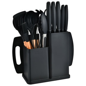 Flywod Dụng Cụ Nhà Bếp Tiện Ích Hộ Gia Đình Silicone Nấu Ăn Đồ Dùng Thiết Lập Cao Cấp Silicone Đồ Dùng Nhà Bếp Thiết Lập Với Dao Nhà Bếp - Product Image 1