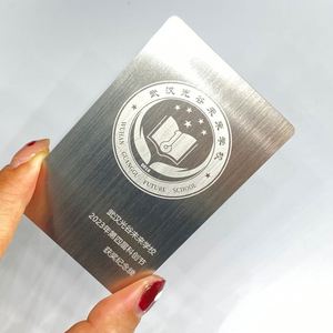 บัตรธุรกิจโลหะสแตนเลสราคาดีที่สุด สลักเลเซอร์ ผลิตตามสั่ง ขายส่ง OEM - Product Image 5