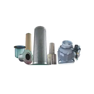 Industrie-Schraubenluftkompressor-Teile Zubehör Schlauchklemmventil Luftfilter und Elektromotor
